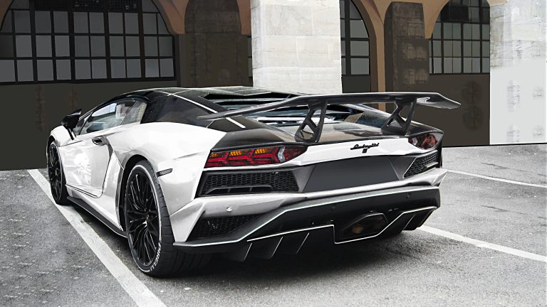 Lamborghini Aventador S - Заднє крило Carbon