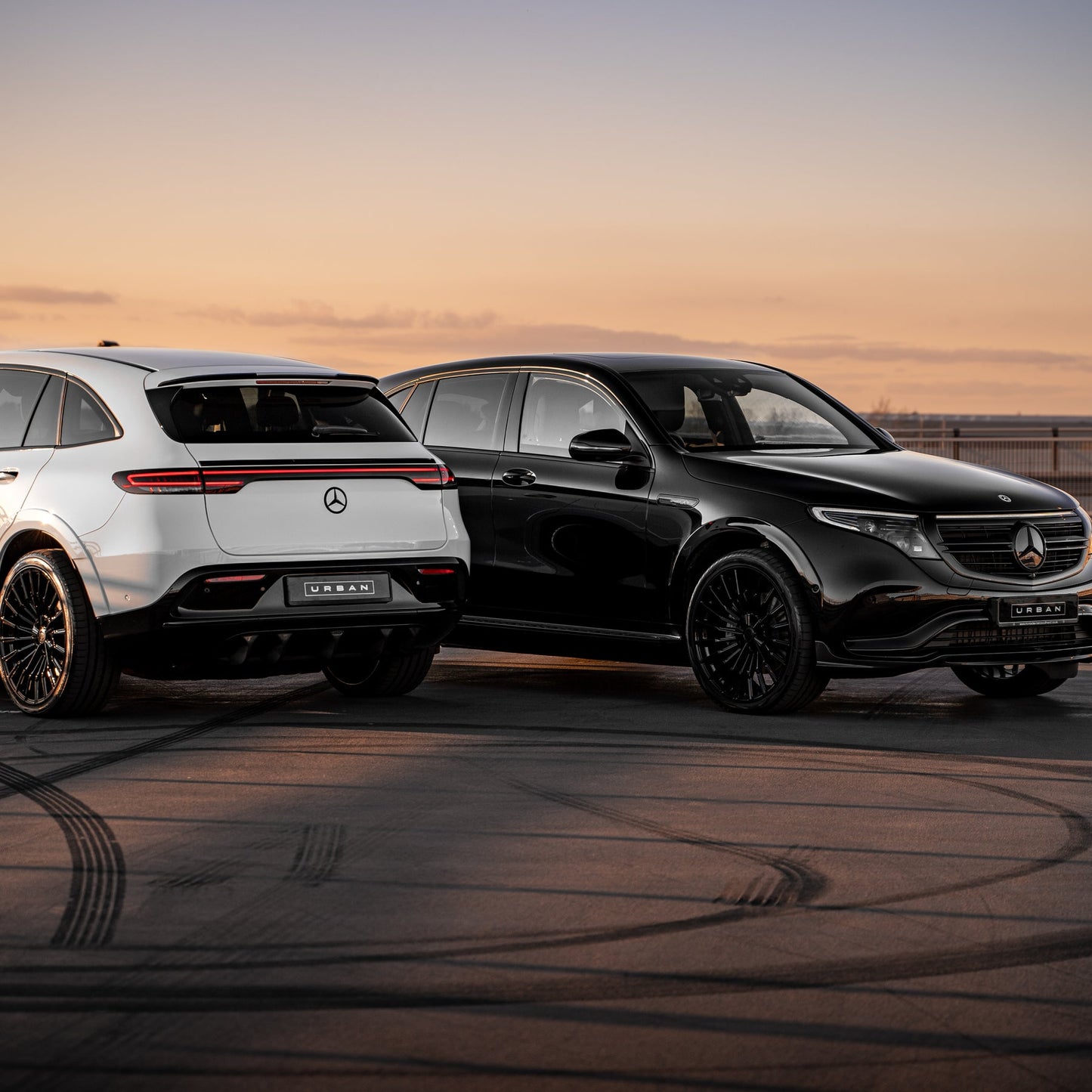 Mercedes EQC - Передній сплітер Carbon