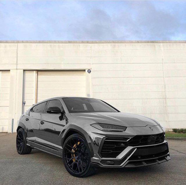 Lamborghini Urus S - Передня губа Carbon (With OEM Splitter)
