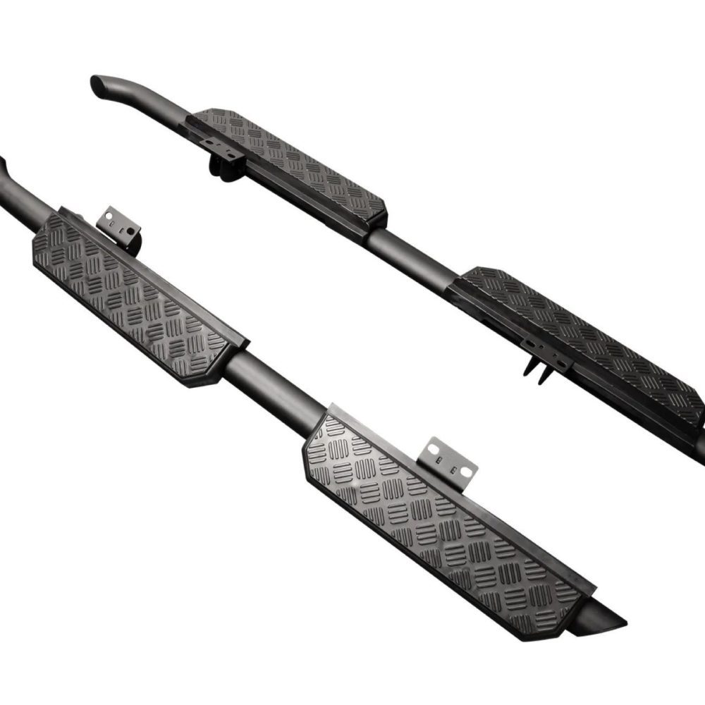 Land Rover Defender - Підніжки Black Shadow (Chequer)