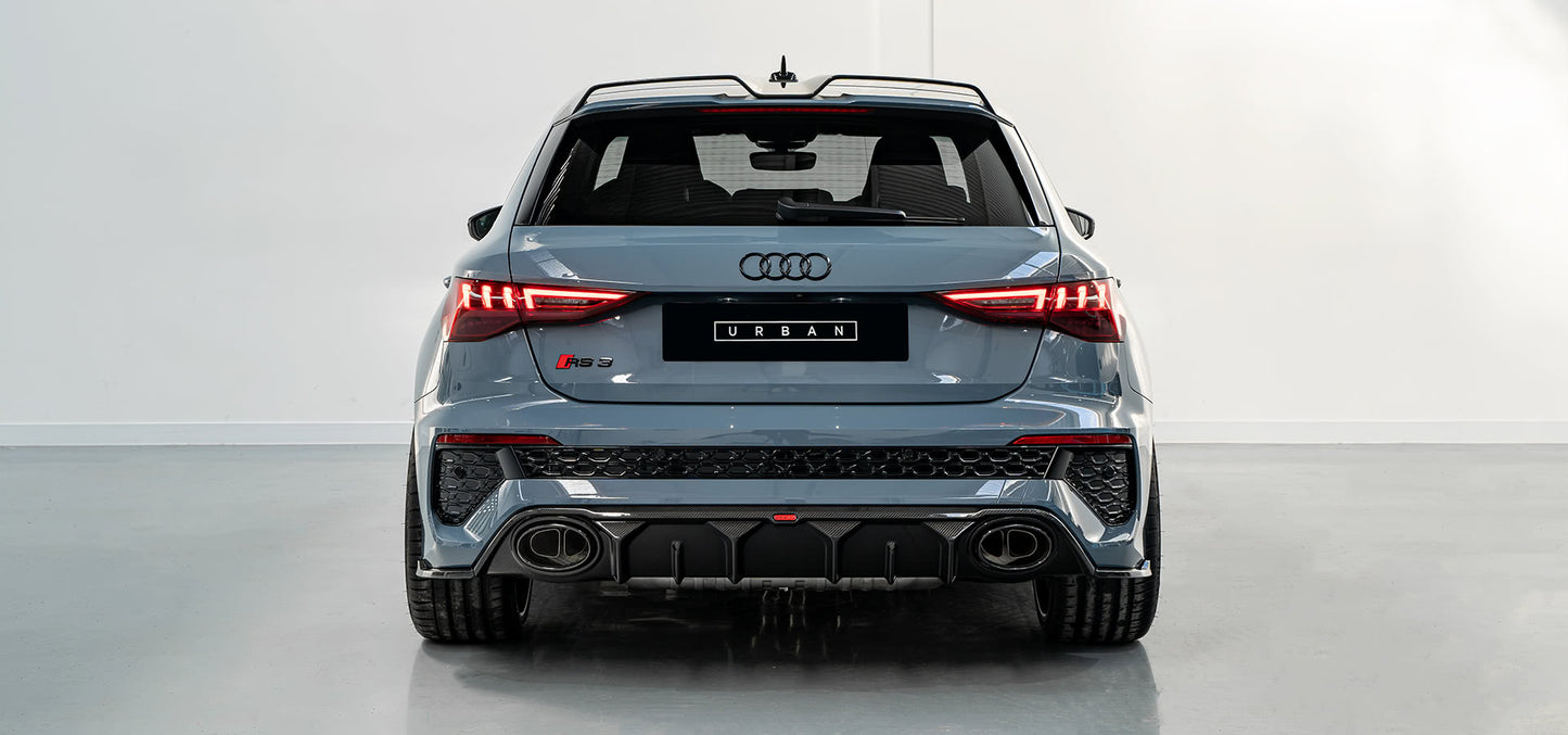 Audi RS3 Hatchback - Задній дифузор Carbon