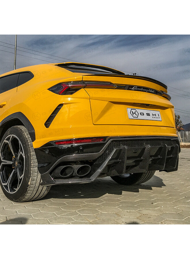 Lamborghini Urus (Pre-Face) - Задній дифузор Carbon