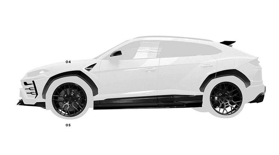 Lamborghini Urus (Pre-Face) - Розширені арки