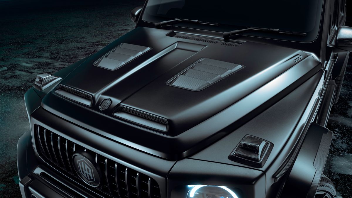 Mercedes G-Wagon W465 - Капот Bullnose Carbon