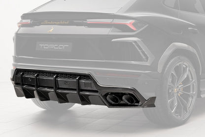 Lamborghini Urus (Pre-Face) - Задній дифузор Carbon